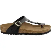 Birkenstock Slipper Birkenstock Gizeh Black Lack BF Regular