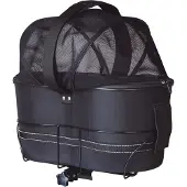 Trixie Fietstas Elektrische Fiets - Hondenfietsaccessoires - 29x42x48 cm Zwart