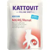 Kattovit Feline Diet Niere/Renal Rind 24 x 85 g