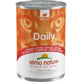 Almo Nature Daily met rund natvoer kat (400 g) 24 x 400 g