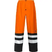 Projob 6504 Signalisatieregenbroek En Iso 20471 Klasse 2 Heren Oranje/Zwart maat L heren