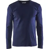Blakläder 3314-1032 T-shirt lange mouw Marineblauw maat L heren
