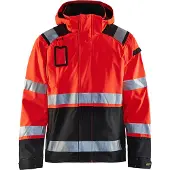 Blakläder 4987-1987 Shelljack High Vis High Vis Rood/Zwart maat S heren