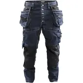 Blakläder Baggy Denim Stretch X1900 19991141 | Marineblauw/Zwart | Maat C146 - 7330509459232