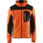Blakläder 4930-2117 Gebreid vest met softshell High Vis Oranje/Zwart maat L heren