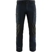 Blakläder Service werkbroek met stretch 1459-1845 - Donker marineblauw/Zwart - C50