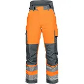 Projob 6514 Gevoerde Signalisatieregenbroek En Iso 20471 Klasse 2 | Maat: C150