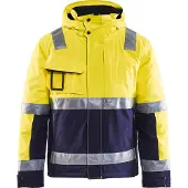 Blakläder 4870-1987 Winterjas High Vis High Vis Geel/Marineblauw maat XXXL heren