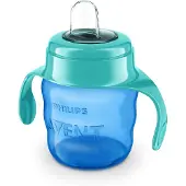 Philips AVENT Beker met Drinktuit Blauw Scf551/05 200 ml Babyfles