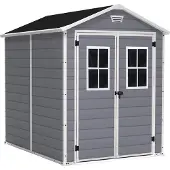 HABITAT ET JARDIN Tuinhuisjes - Premium 86 DPF - 4,4 m² - Grijs