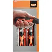 Bahco Ergo Vijlenset Met Halfronde Rasp Entrefino Chopped 250 Mm 5 Eenheden