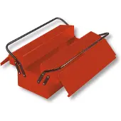 Bahco Metal Gereedschapskist Met De Mogelijkheid Om Een Hangslot Te Plaatsen 275 Mmx210 Mmx535 Mm 3 Compartimenten