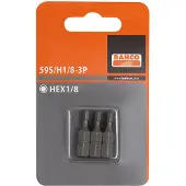 Bahco 3xbits hex5/32" 25mm 1/4" standard | 59S/H5/32-3P