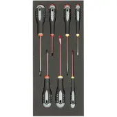 Bahco Foaminlay Fit&Go 1/3 met schroevendraaiers | ERGO | gleuf en Phillips - 7-delig - FF1E1001