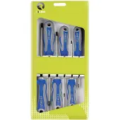 Irimo Set van 6 schroevendraaiers met platte kop, type TORX T10-T30