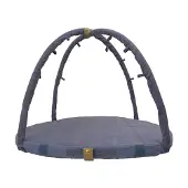 Filibabba Multimatratze - Loui - Ø90 cm - Warm Blue - - One Size - Spielbogen