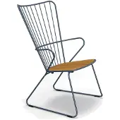 Houe Loungestoel Paon Lounge Chair Black