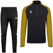 Robey Performance Half-Zip Trainingspak Zwart Geel