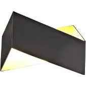 Fantasia KUMIS wandlicht zwart/goud - 2 lichtbronnen - max. 40W