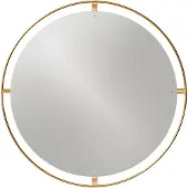 Audo Copenhagen Nimbus Spiegel polished brass, ø110