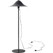 Pholc Hans 130 vloerlamp zwart mat