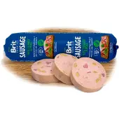 Brit Premium Brit Sausage natvoer - Kalkoen & Erwten (12 x 800 g)