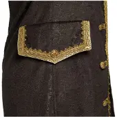 Boland Piratenjas Heren Polyester Zwart/Goud Maat 50