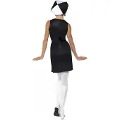 Smiffy 60's partygirl zwart/wit