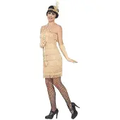 Smiffys Roaring 20's jurkje goud | charleston (M)