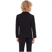 Opposuits kostuum Black Knight zwart Jongens Polyester Reverskraag Effen - maat 110/116