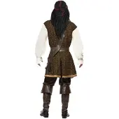 Vegaoo Bruin piraten kostuum voor mannen - Verkleedkleding - Large