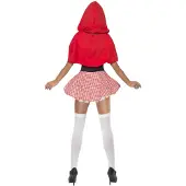 Smiffys Sexy Rood kapje outfit - Maatkeuze: Maat S