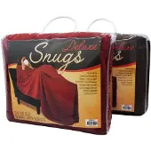 Mikamax Snugs Deluxe Fleece Deken met Mouwen - Rood - 215x150 cm