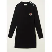 Zadig & Voltaire Trui-jurk met ronde hals in kasjmierblend