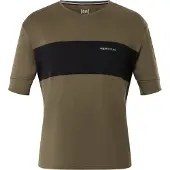 Super Natural M Gravier Tee -Olive Jet Black - Size S