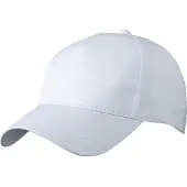 Myrtle beach Volwassenen Unisex Basic 5 Panel Cap (Wit)