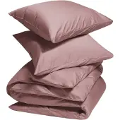 Yumeko Dekbedovertrek set Katoen Satijn 260x220 Roze - Eco, Bio & Fairtrade