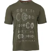 Agu Fietsshirt AGU Unisex Casual Performer Short Sleeve Venture Army Green-XXXL