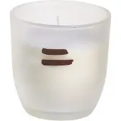 Spaas Matglas doorzichtig met kaars =