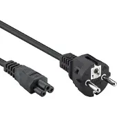 Goobay C5 Voedingskabel - 3 x 0,75mm2 - 1 meter - Zwart