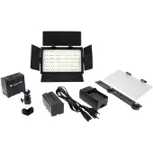 Falcon Eyes LED Lamp Set Dimbaar DV-216VC-K2 incl. Accu