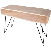 XLBoom Sidetable Metro | hout naturel 120x40x80.5 cm bijzettafels | NADUVI