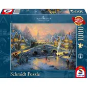 Schmidt Kinkade Dorp In De Sneeuw