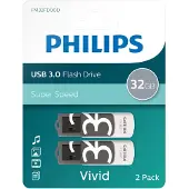 Philips Usb 3.0 32gb Vivid Edition Shadow Grey 2-pack