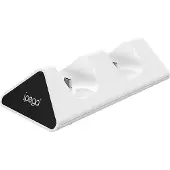 IPEGA Pega PG-P5012 Dubbel dockingstation geschikt voor PS5-gamingcontroller - wit