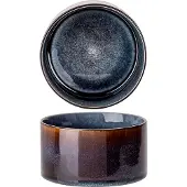 COSY&TRENDY Cosy & Trendy Kleine Kom Quintana Blue – Ø 11 cm – Bevat 1 kleine kom – Blauw aardewerk met unieke textuur – Vaatwasser- en Magnetronbestendig – Stapelbaar