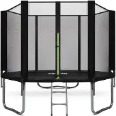 VirtuFit Trampoline met Veiligheidsnet - Zwart - 251 cm