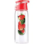Asobu waterfles met fruitinfuse - rood