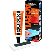 Quixx décapant rayures Acrylic pour le verre acrylique 4 pièces