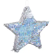 Boland piñata ster zilver 44 x 44 cm